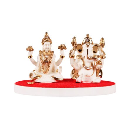 Gold Plated Lakshmi Ganpati