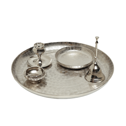 Shubha Pooja Thali - Chaandi