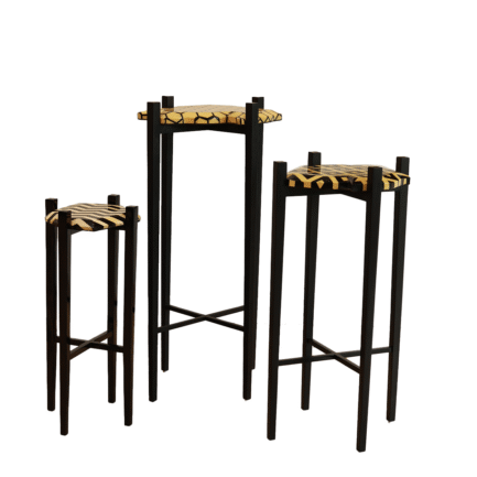 Noir Black Set of Tables